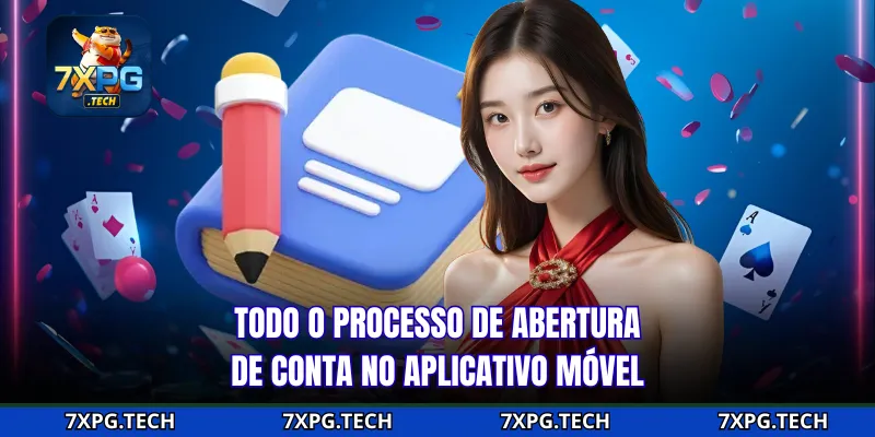Todo o processo de abertura de conta no aplicativo móvel